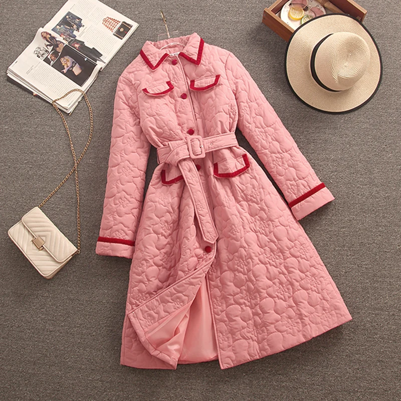 Winter Thin Quilted Coats Women Clothing Jacket 2024 Warm Cotton Padded Long Parkas Vintage Plaid Loose Windproof Outwear Female
Winter Thin Quilted Coats Women Clothing Jacket 2024 Warm Cotton Padded Long Parkas Vintage Plaid Loose Windproof Outwear Female