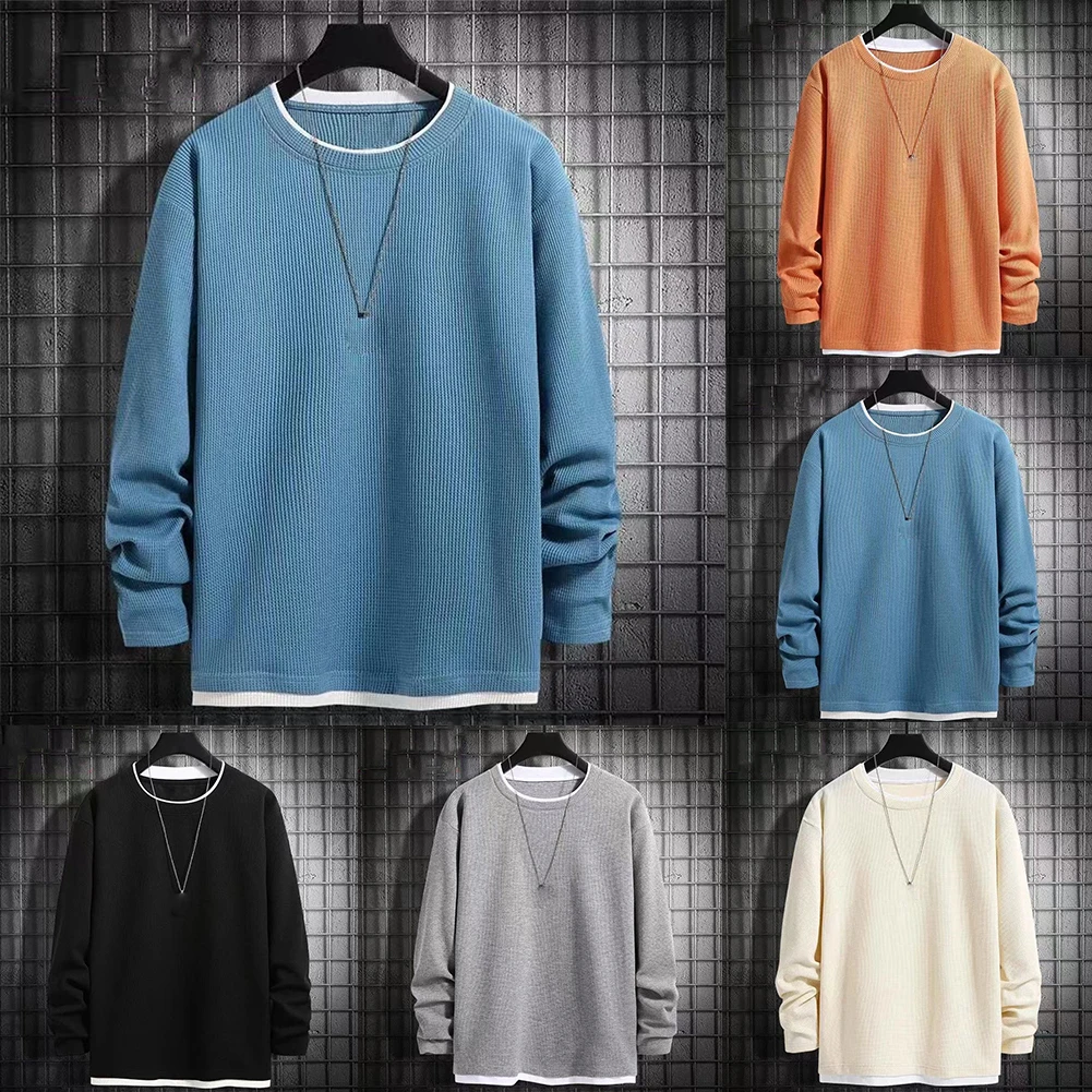 Top Round Neck T-Shirt Blouse Casual For All Seasons Long Sleeve Mens Pullover Round Neck Shirt Sports Brand New
Top Round Neck T-Shirt Blouse Casual For All Seasons Long Sleeve Mens Pullover Round Neck Shirt Sports Brand New