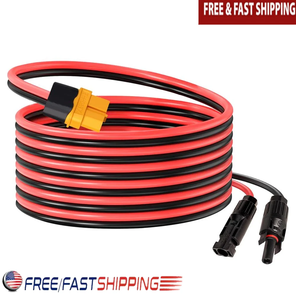 50 футов 12AWG солнечный удлинительный зарядный кабель, генераторы электростанций, адаптер XT60, разъем «папа-мама», совместимый с Ecoflow
50 футов 12AWG солнечный удлинительный зарядный кабель, генераторы электростанций, адаптер XT60, разъем «папа-мама», совместимый с Ecoflow