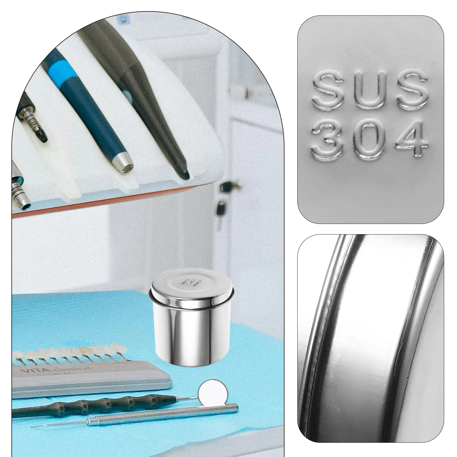 2Pcs Stainless Steel Ointment Jars Metal Container Iodine Resistant Medical Gauze Holder Storage Box
2Pcs Stainless Steel Ointment Jars Metal Container Iodine Resistant Medical Gauze Holder Storage Box