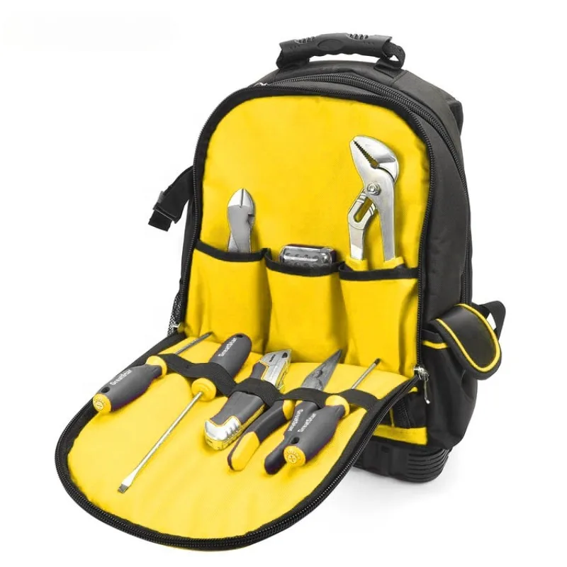 Large Capacity Durable Multi-Pocket 16 Tool Bag Backpack Tool Kit Electrician Handbag
Large Capacity Durable Multi-Pocket 16 Tool Bag Backpack Tool Kit Electrician Handbag