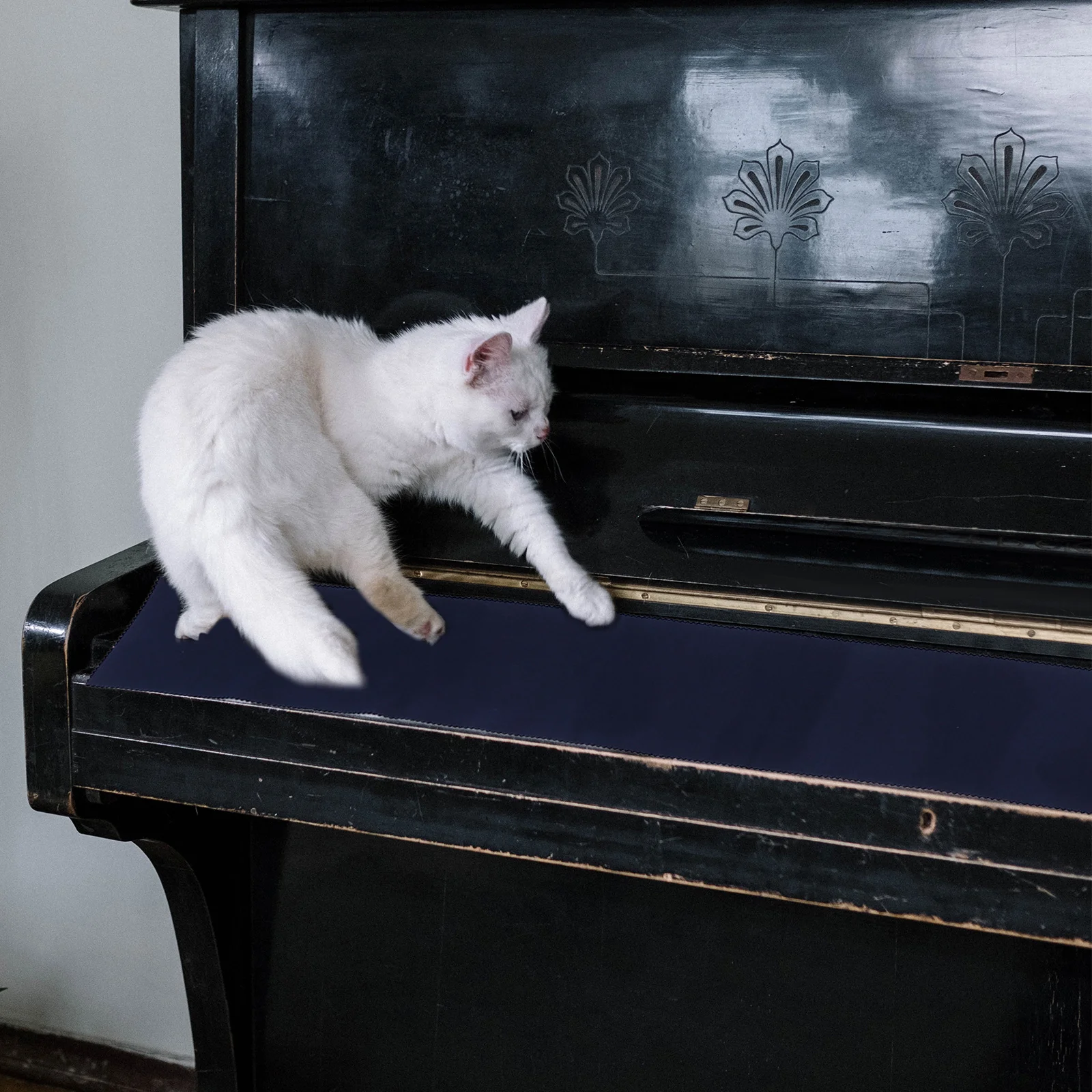 1Pcs Piano Keyboard Cover Heavy Duty Material Piano Protective Cloth Dirt Proof Waterproof Simple Design Home Music Studio Decor