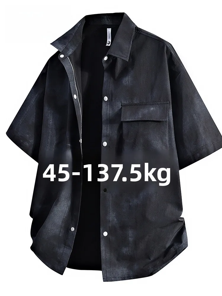 Mo Cha Trendy plus Size Short Sleeve Casual Shirt Men's Summer New Gradient Loose Slimming Fat Casual Men's Wear Polyester Fiber
Mo Cha Trendy plus Size Short Sleeve Casual Shirt Men's Summer New Gradient Loose Slimming Fat Casual Men's Wear Polyester Fiber