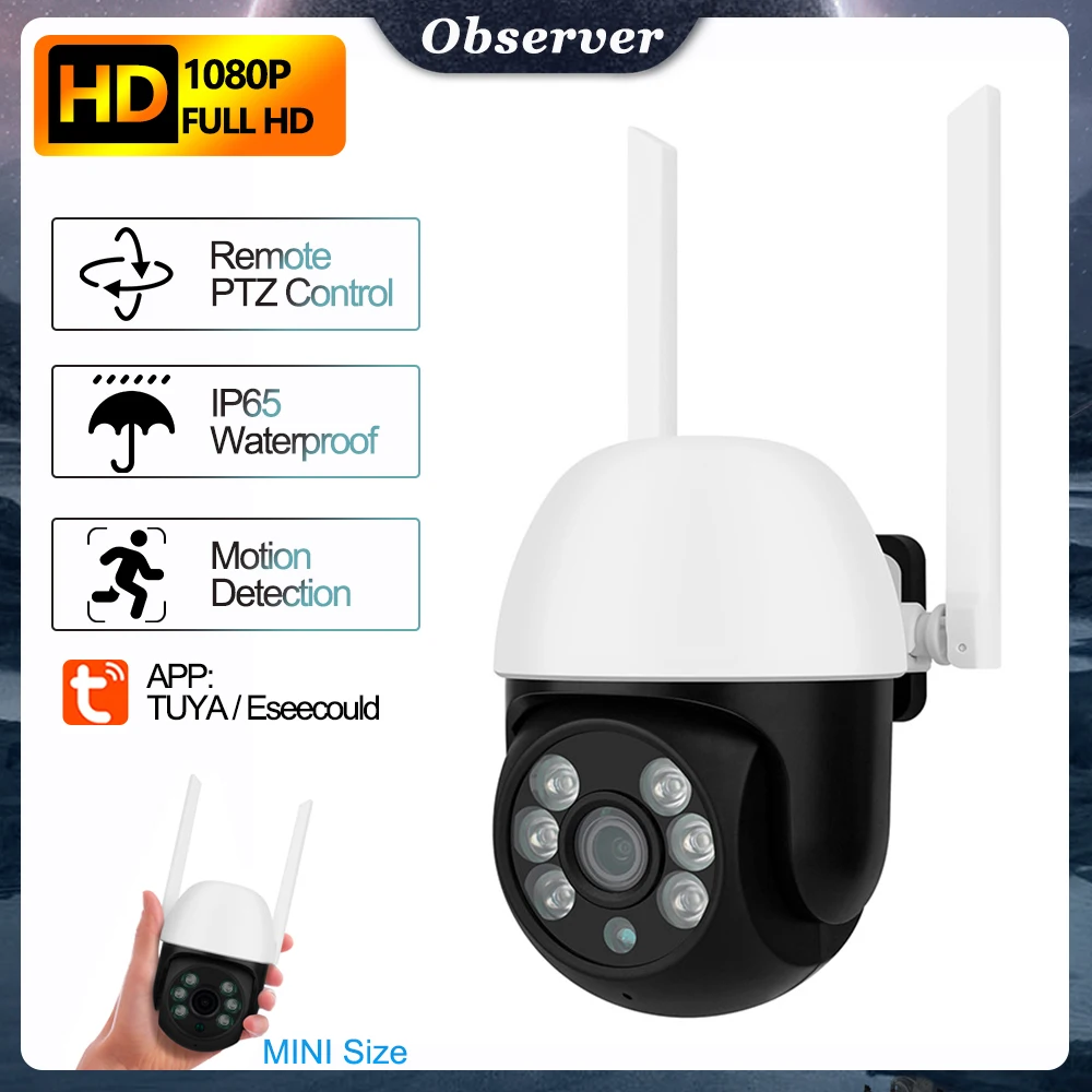 Tuya Мини-камера, 1080P, бытовая, беспроводная Wifi камера наблюдения, наружная, водонепроницаемая, инфракрасное ночное видение, видеонаблюдение, умный дом
Tuya Мини-камера, 1080P, бытовая, беспроводная Wifi камера наблюдения, наружная, водонепроницаемая, инфракрасное ночное видение, видеонаблюдение, умный дом