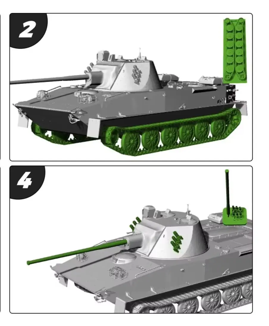 Soviet PT-76B Light Tank MRY-SFW SS587 1/72 1/48 1/35 25mm Military Model Kit
Soviet PT-76B Light Tank MRY-SFW SS587 1/72 1/48 1/35 25mm Military Model Kit