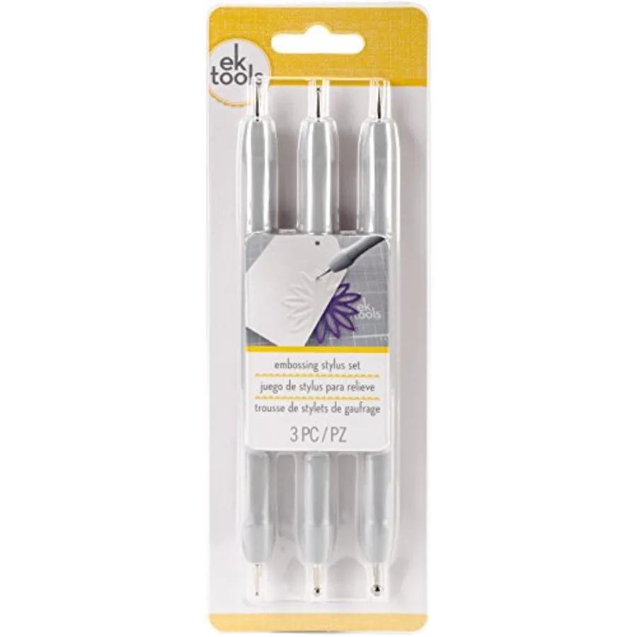 Embossing Stylus Set, Includes 3 Stylus Tools, Detail to Decor, Paper Crafts, Cards Invitations, Envelopes, Raised Designs, Pat
Embossing Stylus Set, Includes 3 Stylus Tools, Detail to Decor, Paper Crafts, Cards Invitations, Envelopes, Raised Designs, Pat