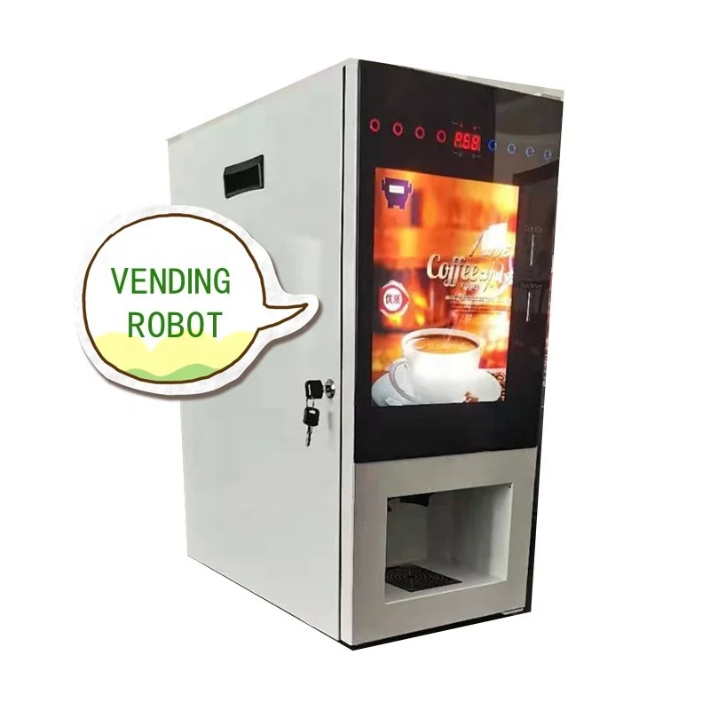 Coin Operated Instant 3 Lane Tea Coffee Vending Machine for Universal Vending Application WF1-303V-A
Coin Operated Instant 3 Lane Tea Coffee Vending Machine for Universal Vending Application WF1-303V-A