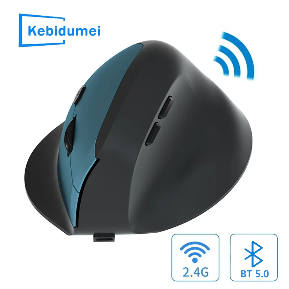 Bluetooth 5.0 Vertical Mouse Wireless 2.4G Ergonomic Mice 4000DPI 6D Mute Buttons for MacBook Tablet Laptop Computer Accessories
Bluetooth 5.0 Vertical Mouse Wireless 2.4G Ergonomic Mice 4000DPI 6D Mute Buttons for MacBook Tablet Laptop Computer Accessories