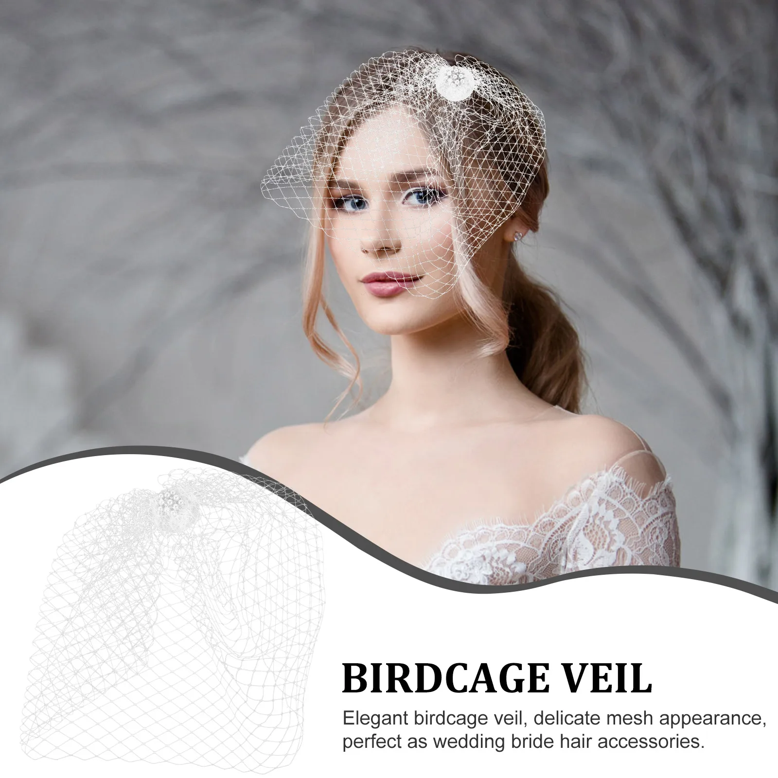 Bridal Birdcage Veil Elegant Mesh Wedding Bride Face Veil Fashion Wedding Hair Pieces Tea Party Fascinator Bride Headdress
Bridal Birdcage Veil Elegant Mesh Wedding Bride Face Veil Fashion Wedding Hair Pieces Tea Party Fascinator Bride Headdress
