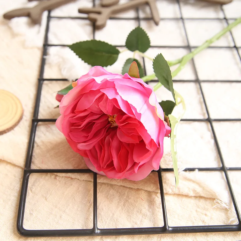 Single Branch Artificial Rose Flowers Bouquet, Silk Peony, Home Decor, Wedding Decoration, Wreath, Fake Flores, 5Pcs
Single Branch Artificial Rose Flowers Bouquet, Silk Peony, Home Decor, Wedding Decoration, Wreath, Fake Flores, 5Pcs