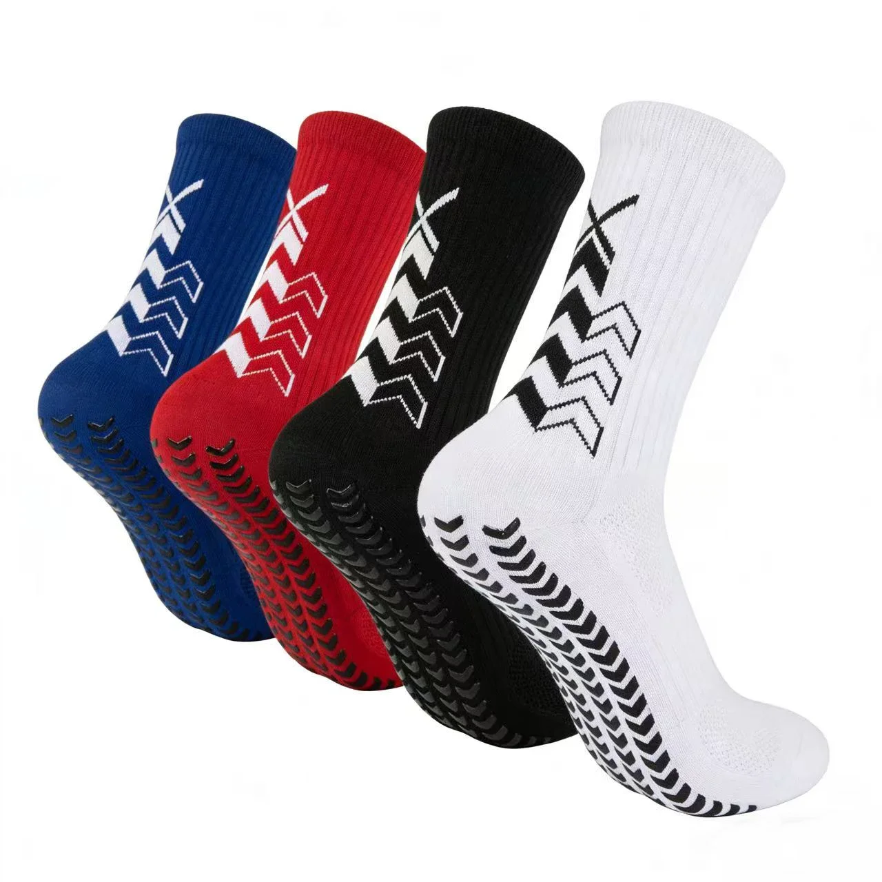 4 Pairs Anti-Slip Soccer Socks Men Women Silicone Grip Football Socks Breathable Athletic Sports Socks for Basketball Running
4 Pairs Anti-Slip Soccer Socks Men Women Silicone Grip Football Socks Breathable Athletic Sports Socks for Basketball Running