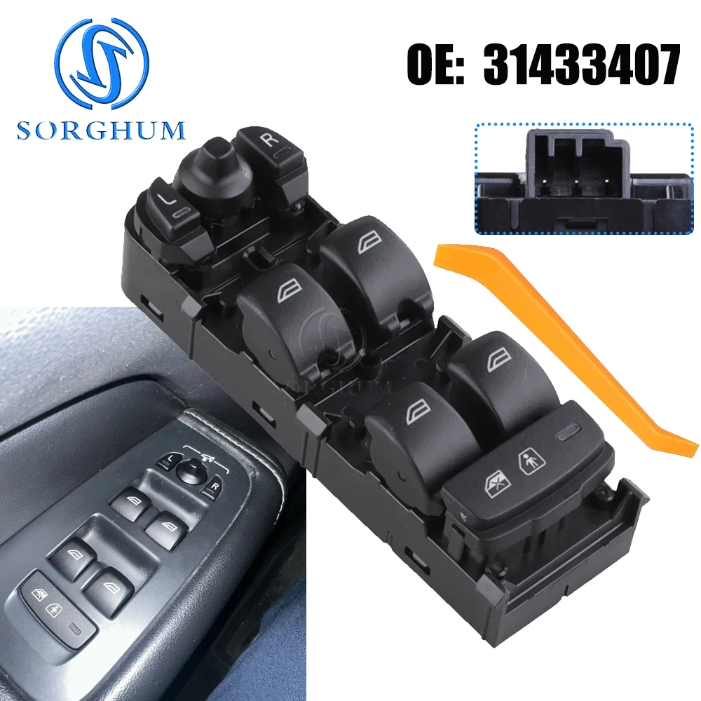 31433407 Car Electric Master Power Window Switch For Volvo XC90 XC60 V90 V60 S90 With Children Safty Lock Car Accessories
31433407 Car Electric Master Power Window Switch For Volvo XC90 XC60 V90 V60 S90 With Children Safty Lock Car Accessories