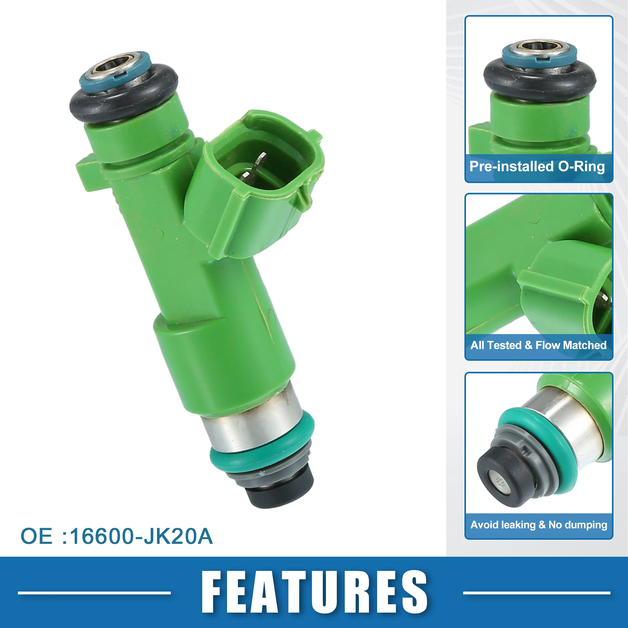 UXCELL Fuel Injector No.16600JK20A for Nissan Pathfinder 14-20 3.5L Green 6 Pcs
UXCELL Fuel Injector No.16600JK20A for Nissan Pathfinder 14-20 3.5L Green 6 Pcs
