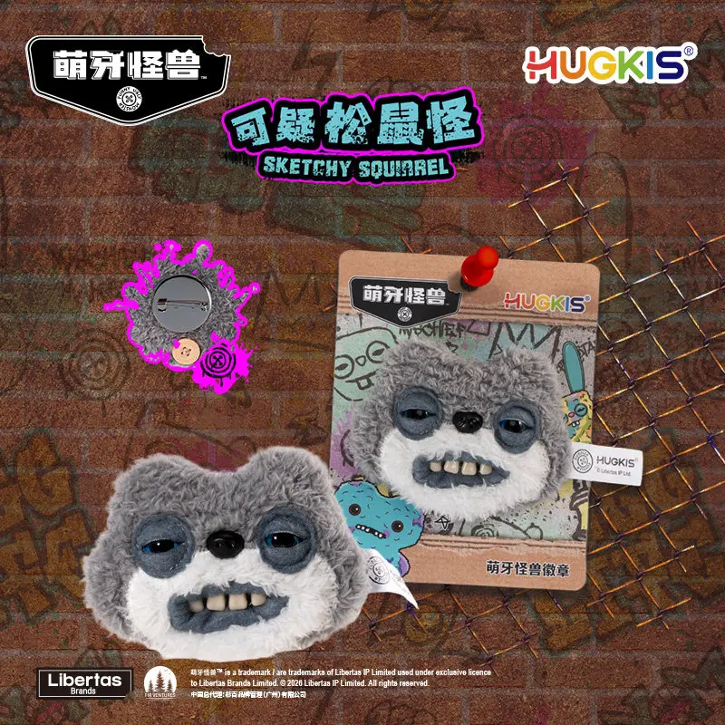 In Stock Original Hugkis X Fuggler Sketchy Squirrel Cartoon Brooch Decorative Pin Toys For Bag Backpack Clothing Accessory Gifts
In Stock Original Hugkis X Fuggler Sketchy Squirrel Cartoon Brooch Decorative Pin Toys For Bag Backpack Clothing Accessory Gifts