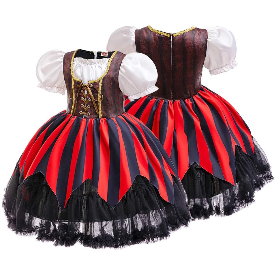 Pirate Captain Jack Role Play Stage Play Costume School Party Festival Girls Summer Princess Dress Halloween Pirate Outfit Sets
Pirate Captain Jack Role Play Stage Play Costume School Party Festival Girls Summer Princess Dress Halloween Pirate Outfit Sets