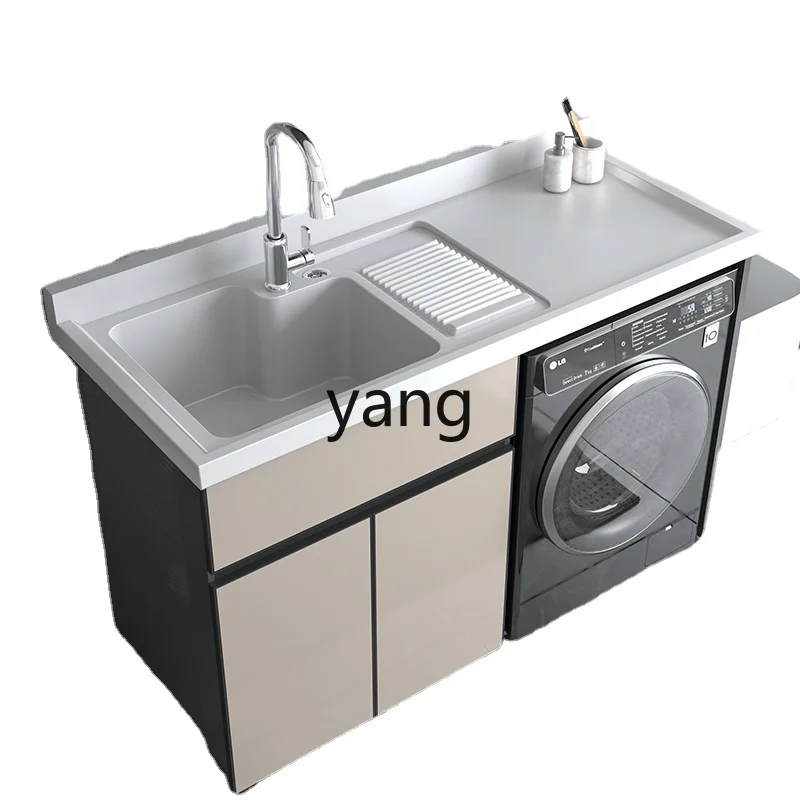 L'm'm Washing Machine Balcony All-in-One Cabinet Drum Washing Machine Cabinet Washbasin Pool
L'm'm Washing Machine Balcony All-in-One Cabinet Drum Washing Machine Cabinet Washbasin Pool