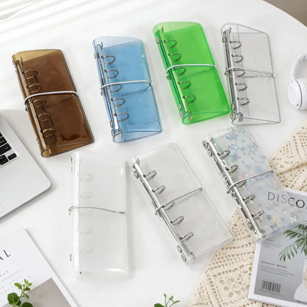 Compact Size Transparent PVC Binder Notebook M2.5 DIY Loose-leaf Journal with Elastic Band Sticker Organizer Students
Compact Size Transparent PVC Binder Notebook M2.5 DIY Loose-leaf Journal with Elastic Band Sticker Organizer Students