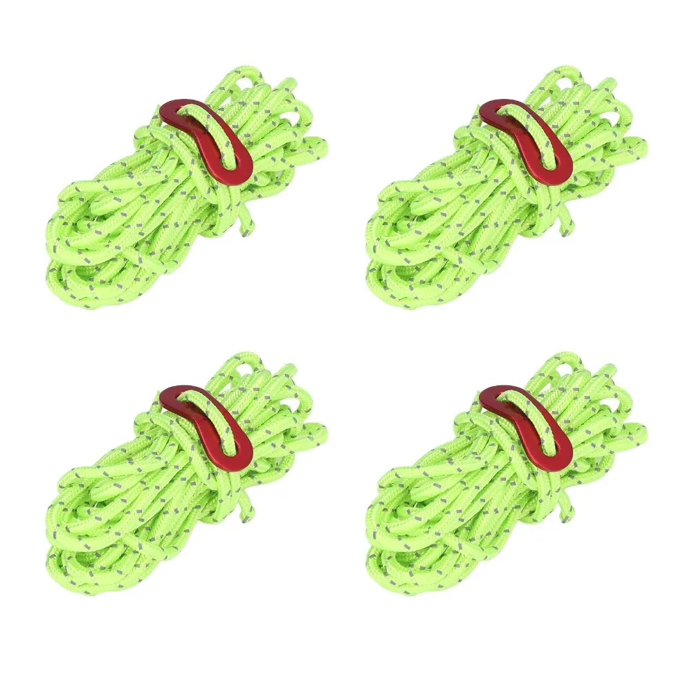 10Pcs Durable 4mm Reflective Tent Rope High Strength Lightweight Camping Rope Nylon Outdoor Guy Lines Tarp Canopy Shelter
10Pcs Durable 4mm Reflective Tent Rope High Strength Lightweight Camping Rope Nylon Outdoor Guy Lines Tarp Canopy Shelter