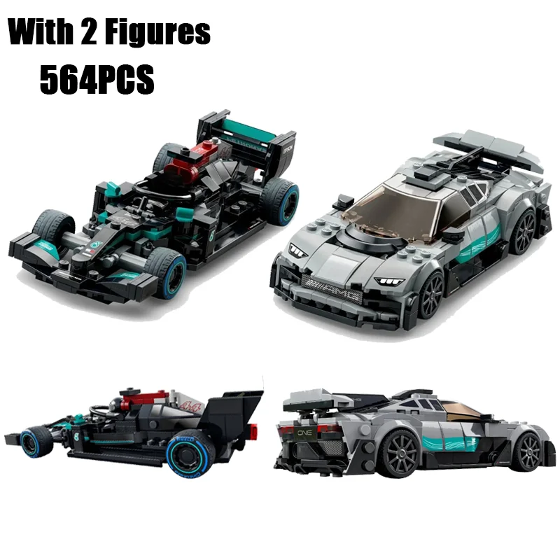 Набор строительных блоков W12 E Performance & Project One (564 детали) с 2 фигурками, конструктор, игрушка-подарок для детей
Набор строительных блоков W12 E Performance & Project One (564 детали) с 2 фигурками, конструктор, игрушка-подарок для детей