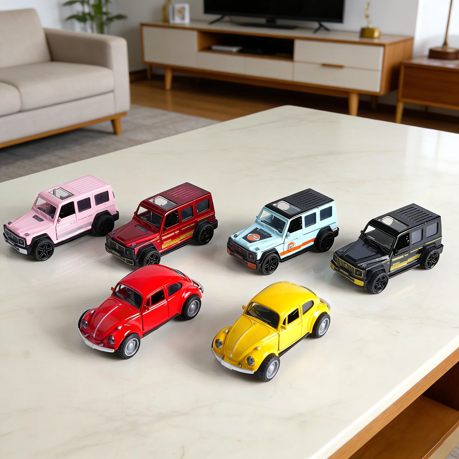 Alloy Diecast SUV & Beetle Car Set, Pull-Back Toys with Openable Doors, Collectible Vehicle Gift for Kids Adults
Alloy Diecast SUV & Beetle Car Set, Pull-Back Toys with Openable Doors, Collectible Vehicle Gift for Kids Adults