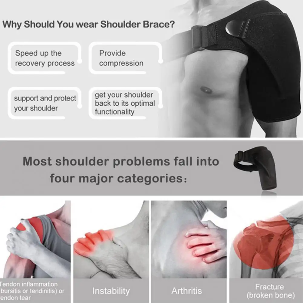 Breathable Shoulder Brace Adjustable Shoulder Support Brace for Women Men Compression Sleeve for Torn Rotator Cuff Ac for Left
Breathable Shoulder Brace Adjustable Shoulder Support Brace for Women Men Compression Sleeve for Torn Rotator Cuff Ac for Left