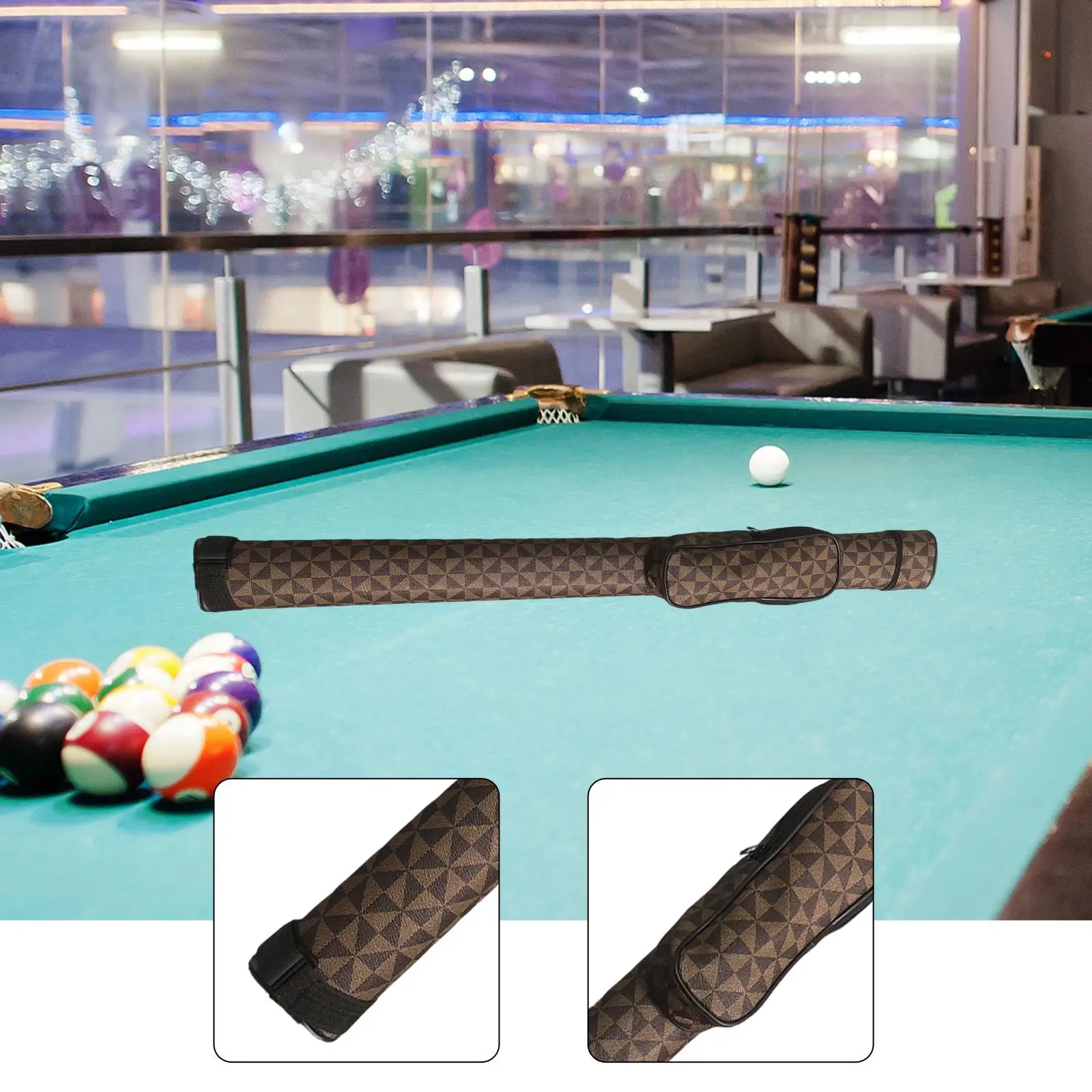 Billiard Pool Cue Case Keeps Equipment Organized, Mens Gift, PVC for Storage and Transport for 1/2 Pool Cue Carry Box
Billiard Pool Cue Case Keeps Equipment Organized, Mens Gift, PVC for Storage and Transport for 1/2 Pool Cue Carry Box