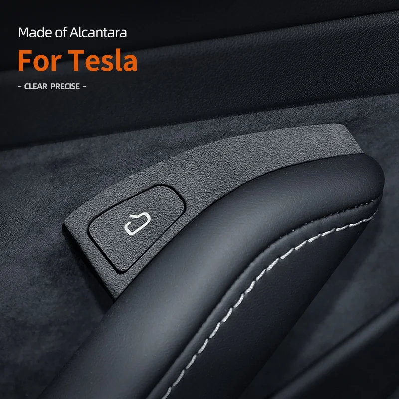 For Tesla Model 3 Y Suede Car Door Switch Button Decor Cover Control Panel Trim Sticker Interior Accessories
For Tesla Model 3 Y Suede Car Door Switch Button Decor Cover Control Panel Trim Sticker Interior Accessories