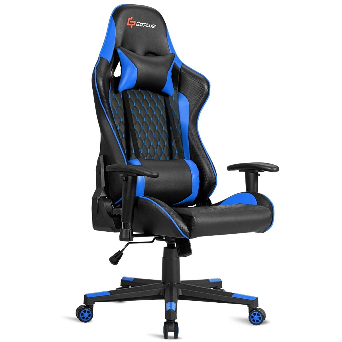 Massage Gaming Chair Reclining Racing Chair Swivel Cushioned Office Chair Blue
Massage Gaming Chair Reclining Racing Chair Swivel Cushioned Office Chair Blue
