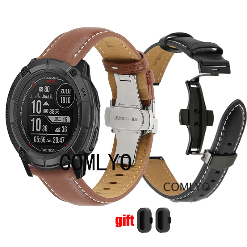 Band For Garmin Instinct 2X 2 Solar Sports Crossover Strap Genuine Leather Smartwatch Band Bracelet Charging port Plug Cover
Band For Garmin Instinct 2X 2 Solar Sports Crossover Strap Genuine Leather Smartwatch Band Bracelet Charging port Plug Cover