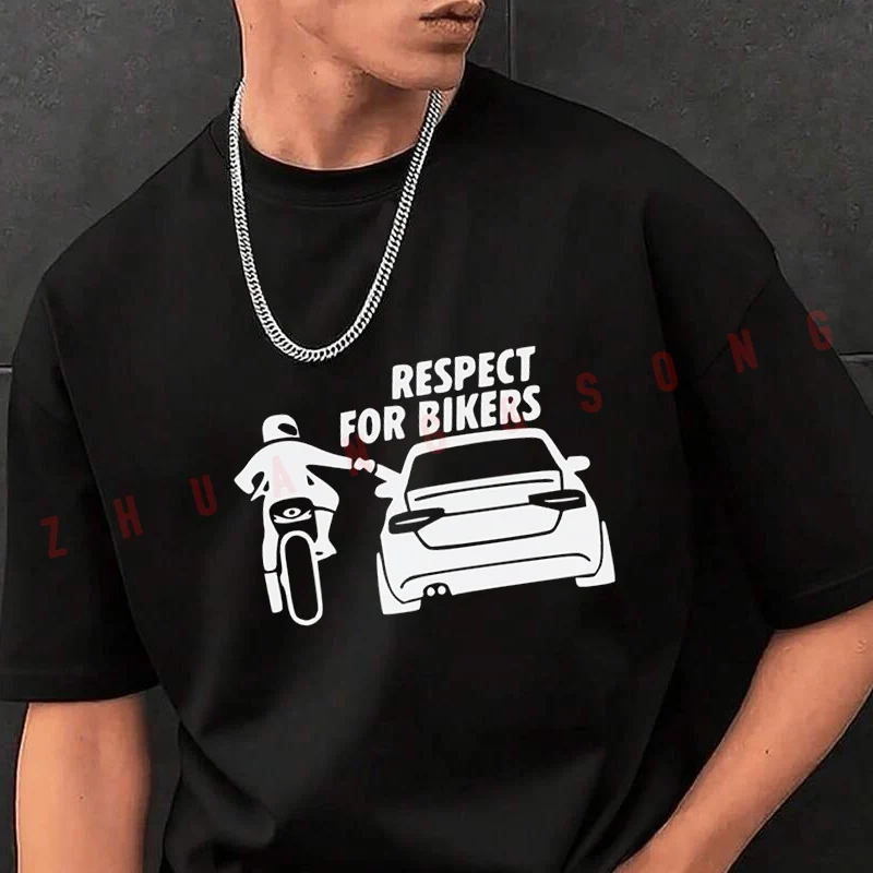 RESPECT FOR BIKERS Print Tshirt Men Black New Hip Hop O-neck Tee Shirt Crew Neck Tops Casual T-shirt
RESPECT FOR BIKERS Print Tshirt Men Black New Hip Hop O-neck Tee Shirt Crew Neck Tops Casual T-shirt