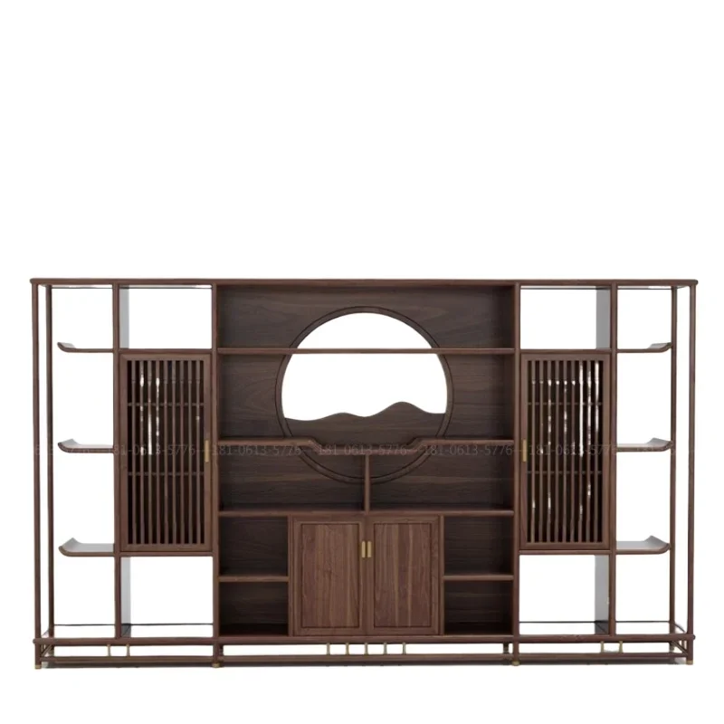 Song-style beautiful solid wood bogu shelf bookshelf, whole wall display locker, tea room shelf
Song-style beautiful solid wood bogu shelf bookshelf, whole wall display locker, tea room shelf