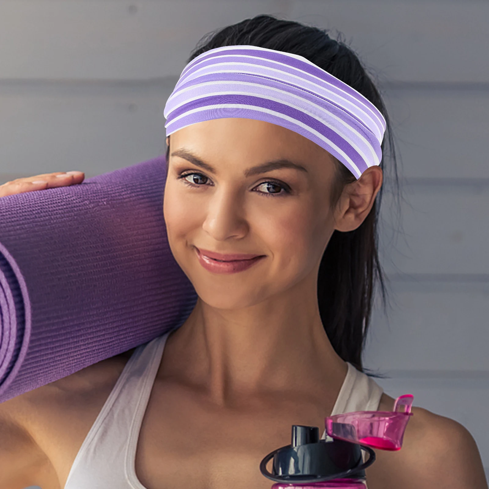 Summer Sports Headband Women Sweatbands Antiperspirant Double Layer Elastic Breathable Polyester Fitness Running Yoga Non
Summer Sports Headband Women Sweatbands Antiperspirant Double Layer Elastic Breathable Polyester Fitness Running Yoga Non