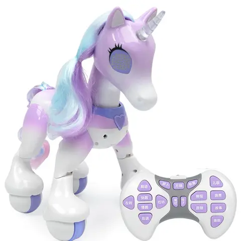 Electric Smart Remote Control Magic Unicorn Horse Children's Robot Touch Sensor Induction Electronic Pet Puzzle Children's Toy