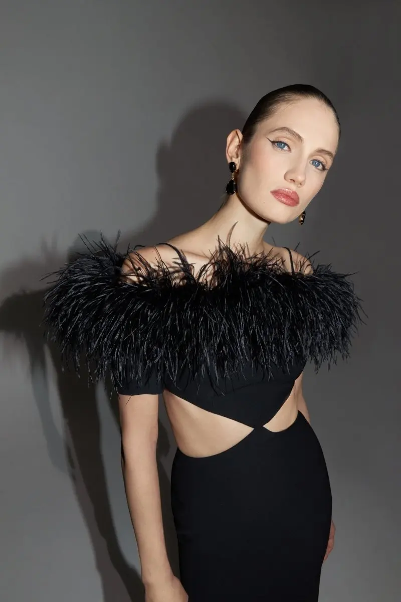 2022 New Summer Fashion Women Sexy Feathers Hollow Out Waist Bodycon Long Dress Elegant Runway Celebrity Red Carpet Outfit
2022 New Summer Fashion Women Sexy Feathers Hollow Out Waist Bodycon Long Dress Elegant Runway Celebrity Red Carpet Outfit