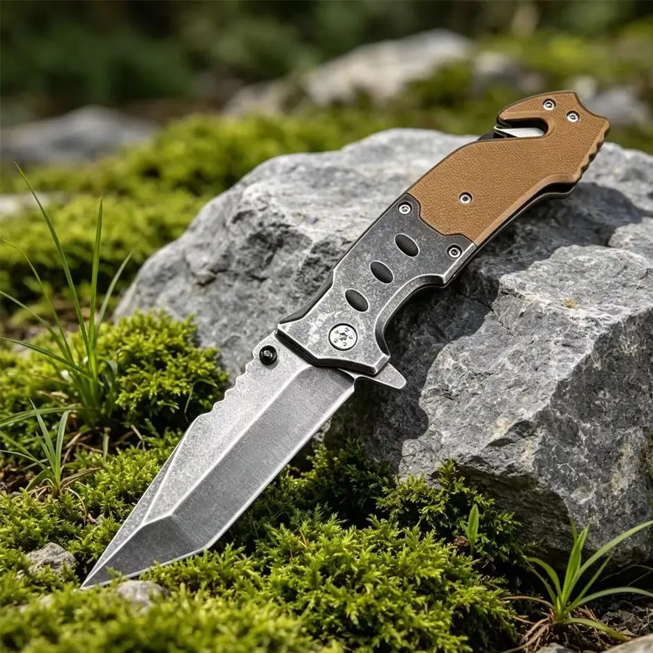 Multi-functional Folding Knife 5Cr13MoV Blade 420 Steel Outdoor Use, Suitable for Hiking, Fishing and Camping.G10 Handle Tool
Multi-functional Folding Knife 5Cr13MoV Blade 420 Steel Outdoor Use, Suitable for Hiking, Fishing and Camping.G10 Handle Tool