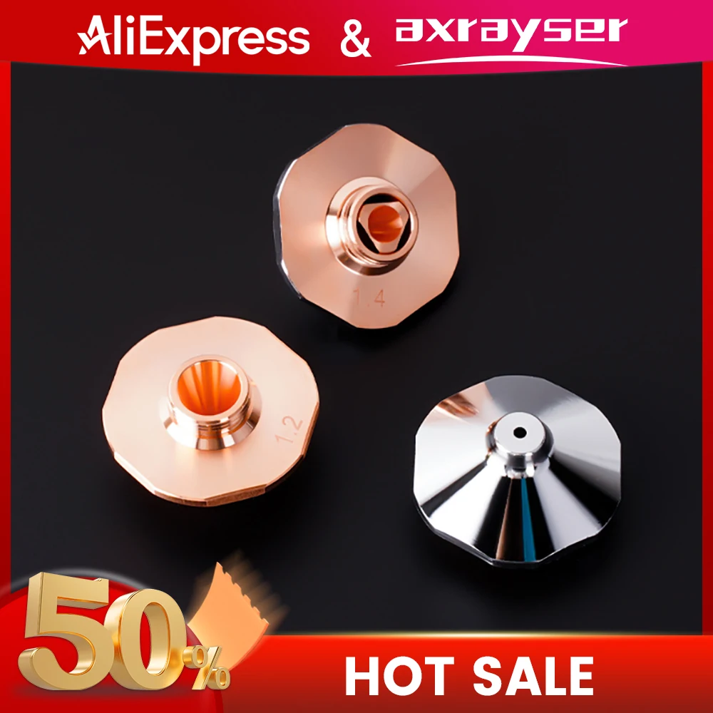 Axrayser Lasers Nozzle Dia.28mm H15 M11 Caliber 1.0-5.0 High Speed for Raytools BOCI Fiber Laser Cutting Machine
Axrayser Lasers Nozzle Dia.28mm H15 M11 Caliber 1.0-5.0 High Speed for Raytools BOCI Fiber Laser Cutting Machine