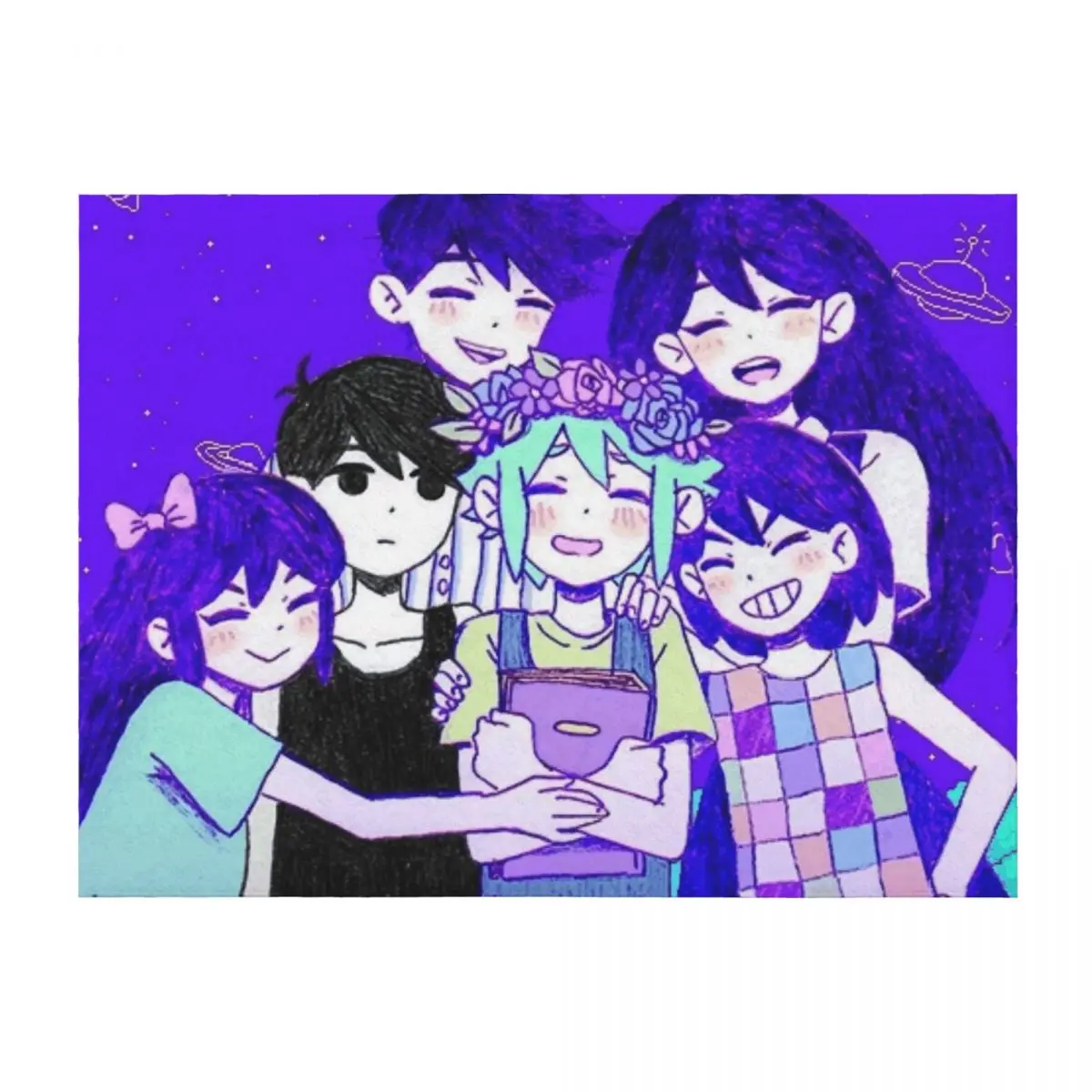 Omori Character II Throw Blanket Summer Decorative Throw Quilt Single Blankets 
Omori Character II Throw Blanket Summer Decorative Throw Quilt Single Blankets
