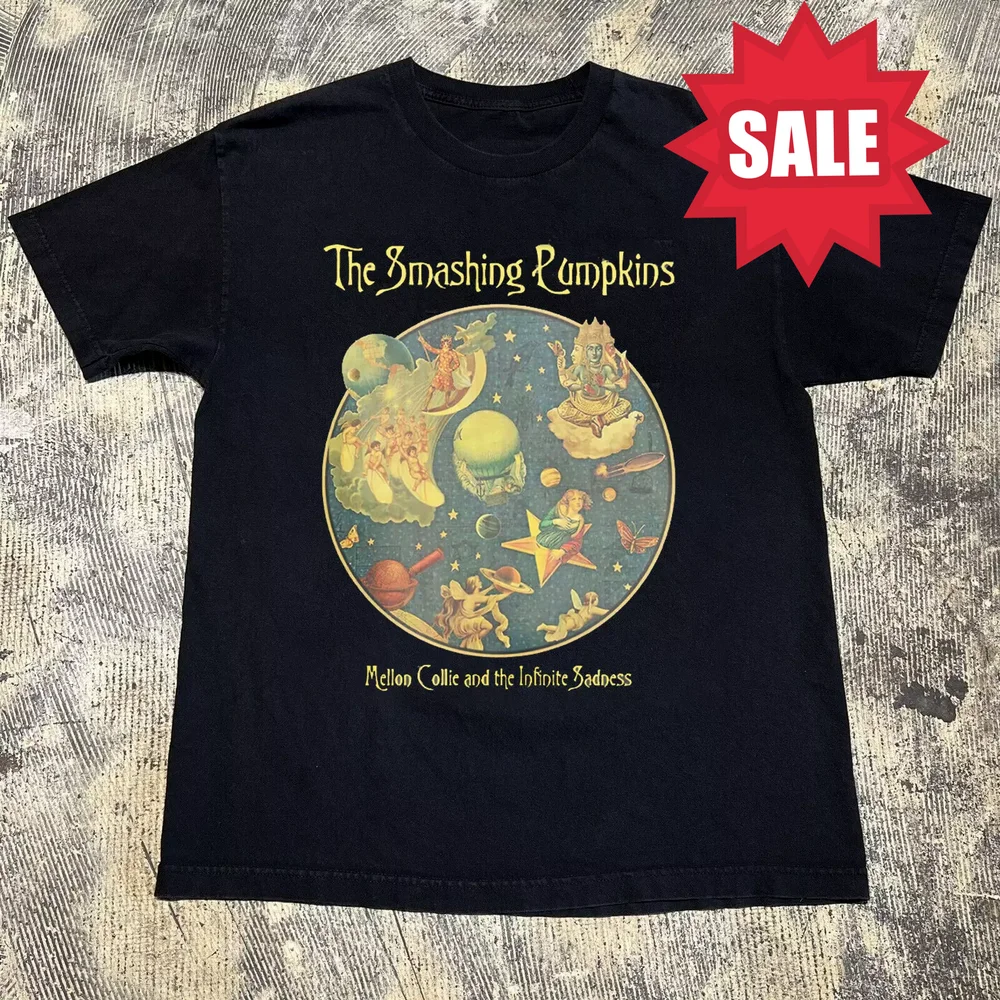 Лидер продаж 1996, Винтажная футболка с изображением Smashing Pumpkins Band Tour, RY3848
Лидер продаж 1996, Винтажная футболка с изображением Smashing Pumpkins Band Tour, RY3848