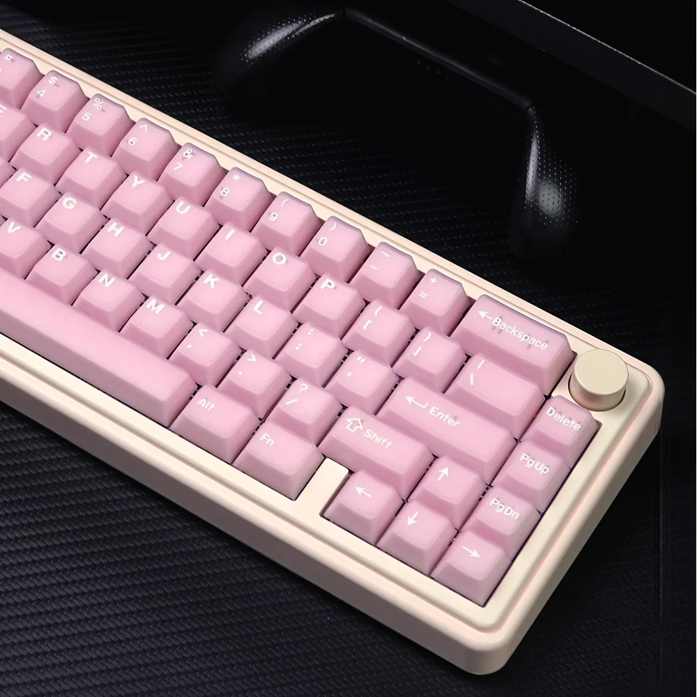 Hanyu Cherry Keycap Set PBT 162 Keys 2-color Translucent White Pink Cyan for 60/64/84/98/108 Mechanical Keyboard Wooting
Hanyu Cherry Keycap Set PBT 162 Keys 2-color Translucent White Pink Cyan for 60/64/84/98/108 Mechanical Keyboard Wooting