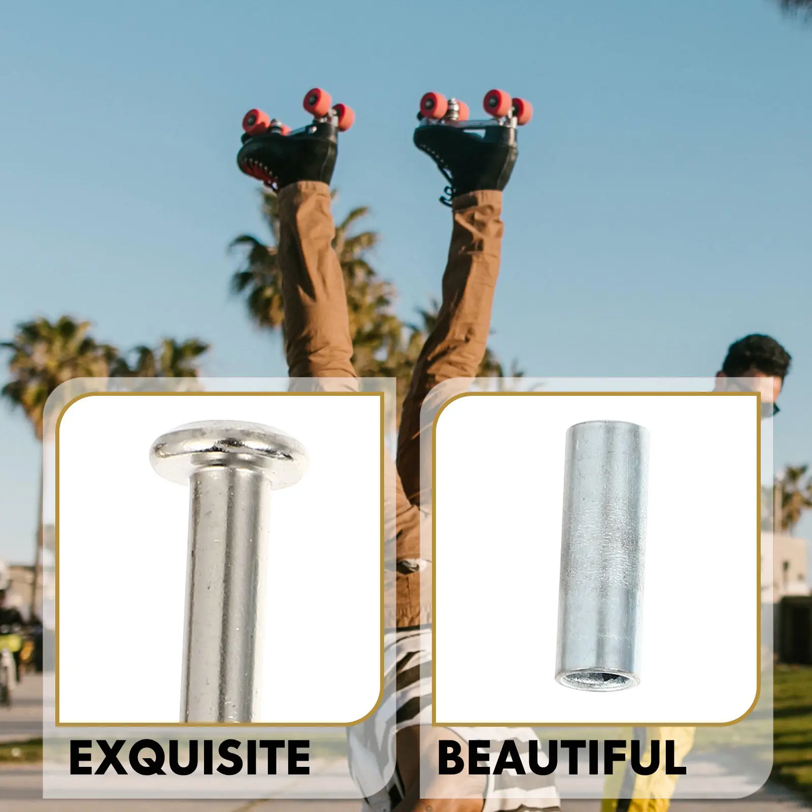 1 комплект металлических винтов-подшипников для роликовых коньков, сменный комплект винтов для роликовых коньков, устойчивый к коррозии, прочный, надежный, долговечный
1 комплект металлических винтов-подшипников для роликовых коньков, сменный комплект винтов для роликовых коньков, устойчивый к коррозии, прочный, надежный, долговечный