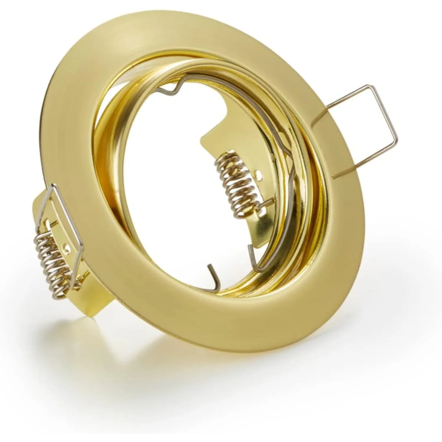 Gold Round GU10 MR16 GU5,3 Recessed Downlight LED Fitting Ceiling Spot Light Frame Dia 90mm Cutout 70mm Bulbs Lamp Socket Holder
Gold Round GU10 MR16 GU5,3 Recessed Downlight LED Fitting Ceiling Spot Light Frame Dia 90mm Cutout 70mm Bulbs Lamp Socket Holder