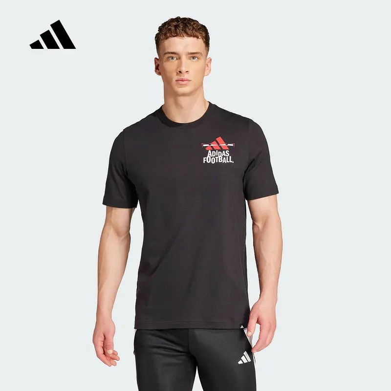 Adidas Football Style Half-sleeved Summer New Cotton Comfortable Men's Short-sleeved T-shirt JD8216
Adidas Football Style Half-sleeved Summer New Cotton Comfortable Men's Short-sleeved T-shirt JD8216