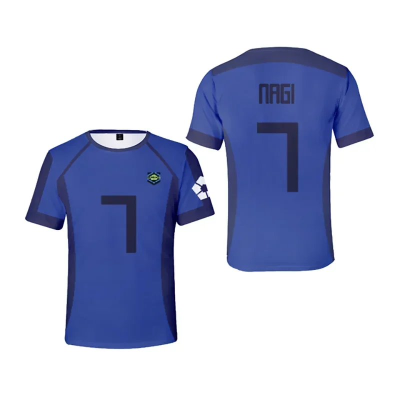Anime Blue Lock Sports T-shirt Jersey 3D Printing Unisex Cosplay Breathable Summer Short-sleeved Casual Fashion Men's Tees Tops
Anime Blue Lock Sports T-shirt Jersey 3D Printing Unisex Cosplay Breathable Summer Short-sleeved Casual Fashion Men's Tees Tops