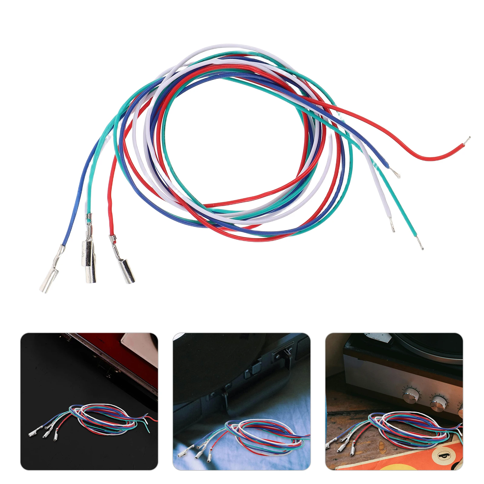 Phono Cartridge Cable Headshell Wire Replacement for Turntable Lead Phonograph Leads
Phono Cartridge Cable Headshell Wire Replacement for Turntable Lead Phonograph Leads