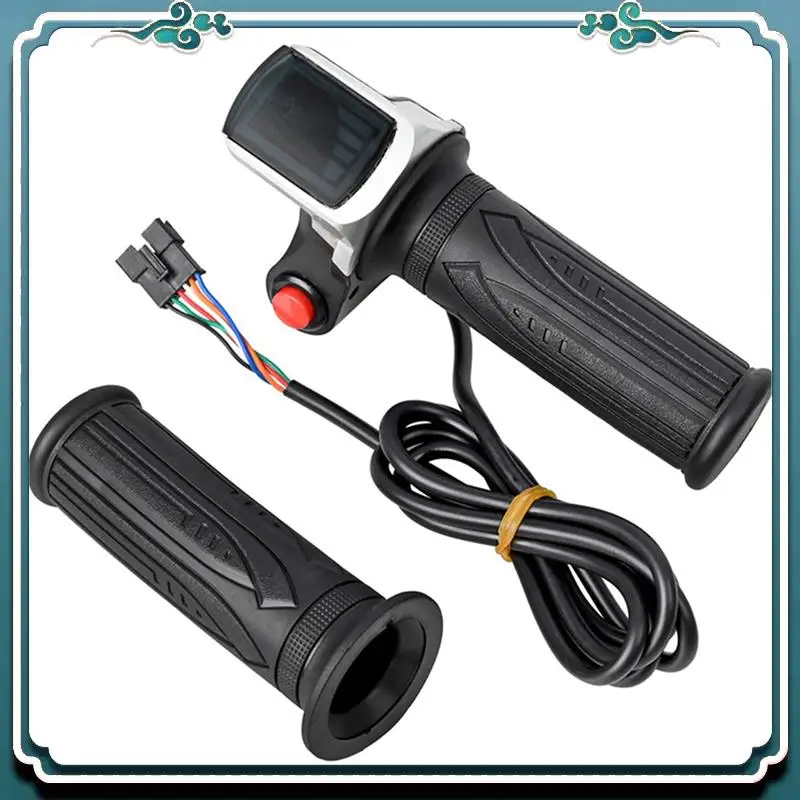 ABTU-Electric Bike Throttle With LCD Display Handle Throttle For 36V Twist Throttle Scooter E-Bike Parts
ABTU-Electric Bike Throttle With LCD Display Handle Throttle For 36V Twist Throttle Scooter E-Bike Parts