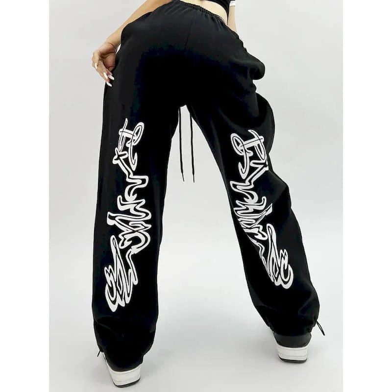 Hip-hop Women's Pants Straight Casual Printed Pants Loose Sporty Streetwear Women Clothing Trousers Korean Fashion Y2k Pants
Hip-hop Women's Pants Straight Casual Printed Pants Loose Sporty Streetwear Women Clothing Trousers Korean Fashion Y2k Pants