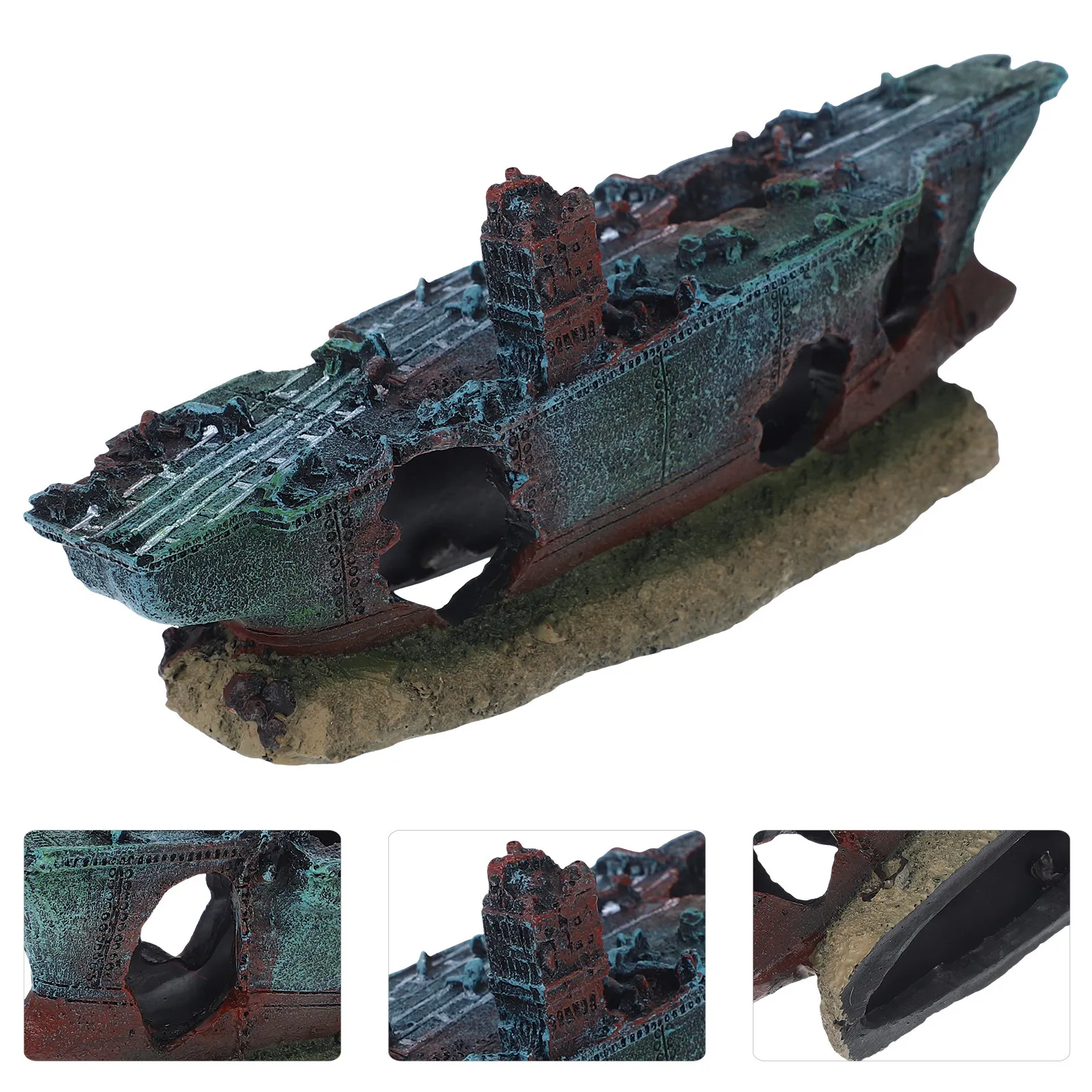 Уникальный и стильный декор для аквариума: затонувший авианосец из смолы для создания подводной сцены
Уникальный и стильный декор для аквариума: затонувший авианосец из смолы для создания подводной сцены