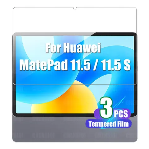 Screen Protector for Huawei MatePad 11.5" 2023 HD 9H Hardness Scratch Resistant Tempered Glass for Huawei MatePad 11.5 S 2024
