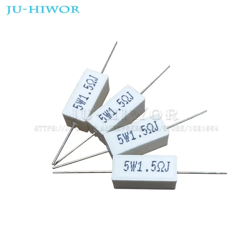 10pcs 5W 5% Cement Resistor 0.1 0.22 0.33 0.5 1 1.2 1.5 1.8 2 2.2 3 3.3 3.6 4.7 5 8 10 15 20 25 30 100 K R ohms Power Resistance
10pcs 5W 5% Cement Resistor 0.1 0.22 0.33 0.5 1 1.2 1.5 1.8 2 2.2 3 3.3 3.6 4.7 5 8 10 15 20 25 30 100 K R ohms Power Resistance