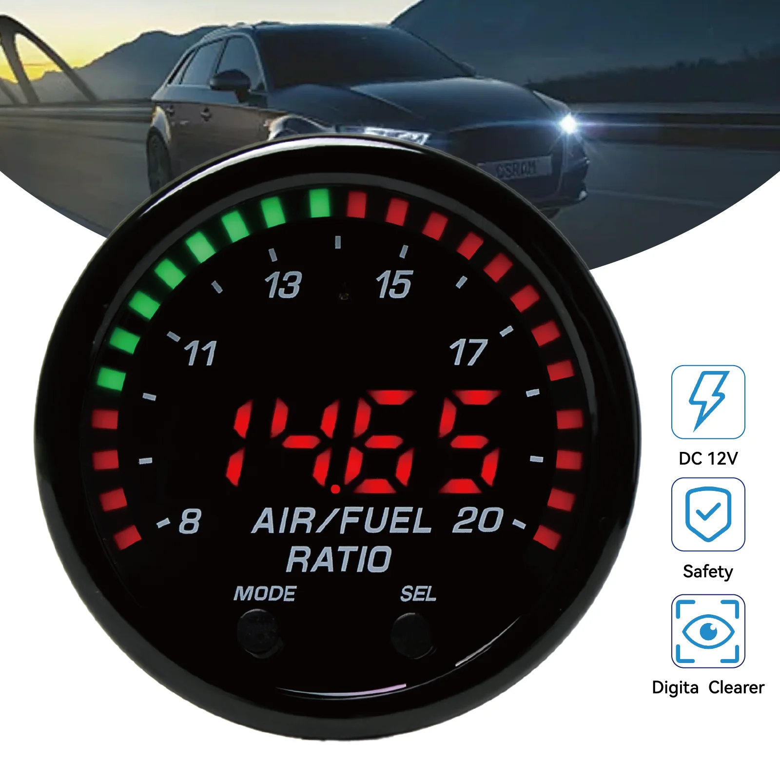 2" 52mm Air Fuel Ratio Gauge New 30-0300 X-Series Wideband UEGO Gauge AFR O2 Air Fuel Ratio (Complete Set) Shipping from US
2" 52mm Air Fuel Ratio Gauge New 30-0300 X-Series Wideband UEGO Gauge AFR O2 Air Fuel Ratio (Complete Set) Shipping from US